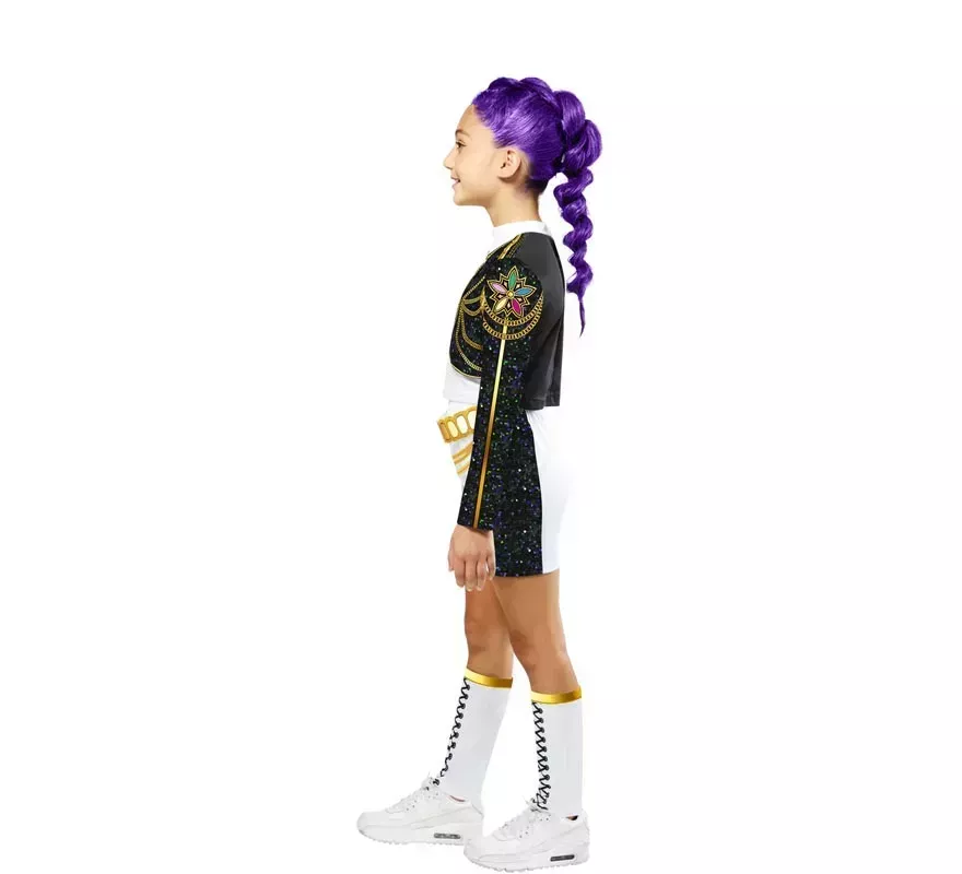 Disfraz de Guerrera K-Pop Rumi Golden para niña TALLA 9-10 - Imagen 4