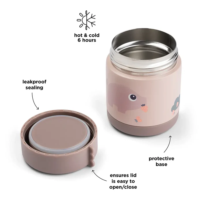 Termo sólidos Tiny farm Rosa 300 ml - Imagen 3