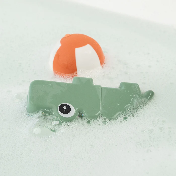Juguete lanza chorro para el baño - Croco - Verde - Imagen 3