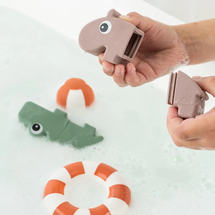 Juguete lanza chorro para el baño - Ozzo - Rosa - Imagen 4