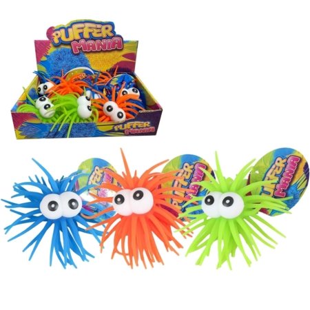SQUEZZE Pelota de peluche con ojos, 12 cm - Imagen 4