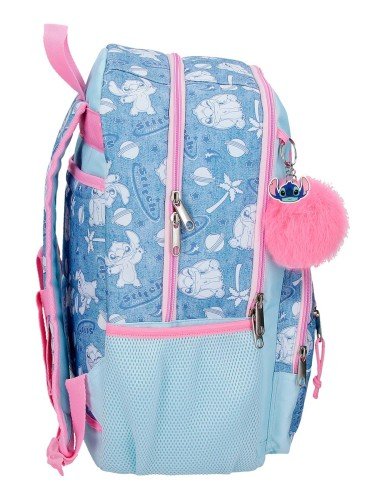 MOCHILA ADAP. 44CM 2C. STITCH HEARTS - Imagen 6