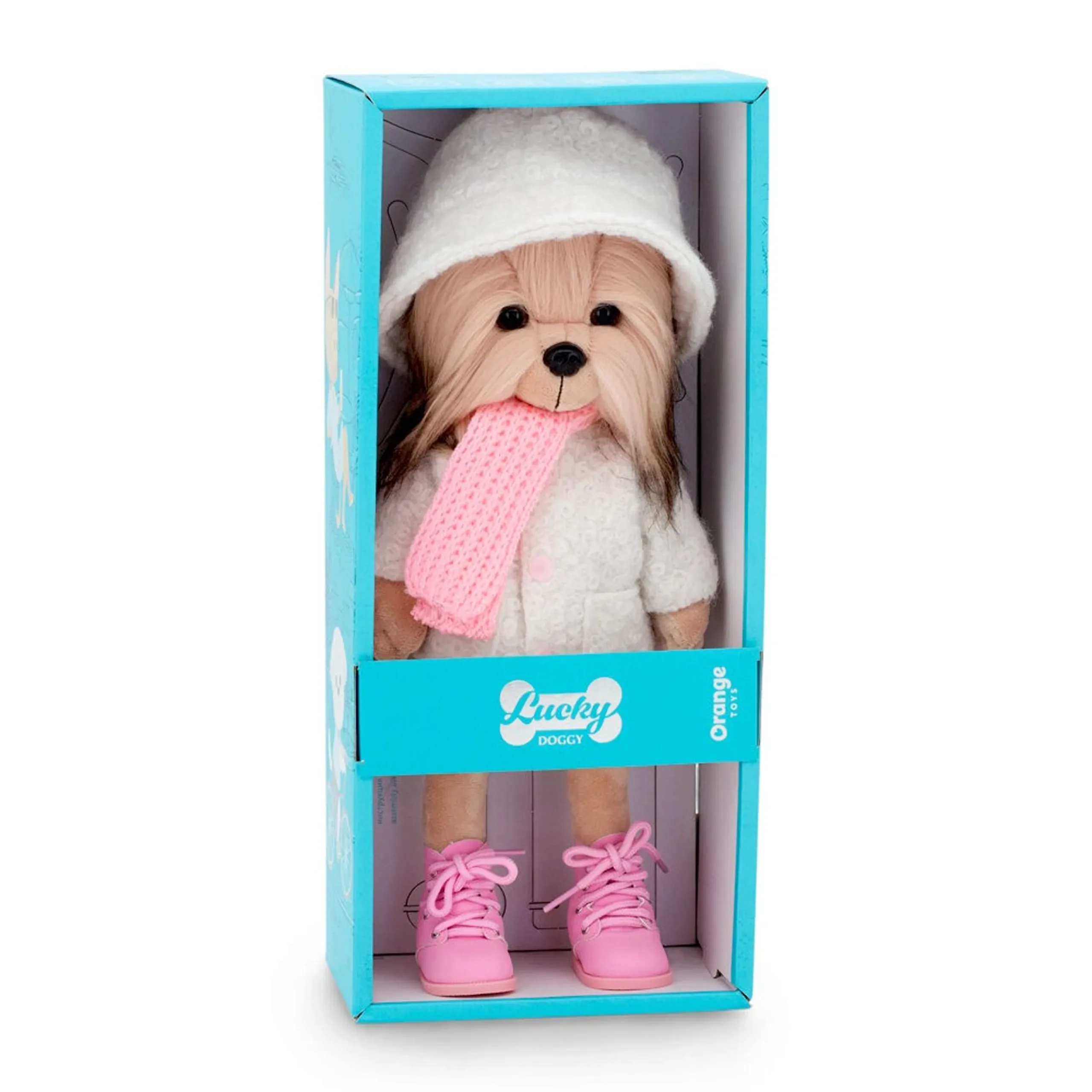 Peluche Lucky Doggy, Lucky Yoyo: Moda Invierno 38cm - Imagen 4