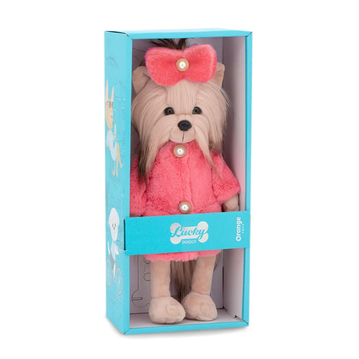 Peluche Lucky Doggy, Lucky Yoyo: Semana de la Moda 38cm - Imagen 4